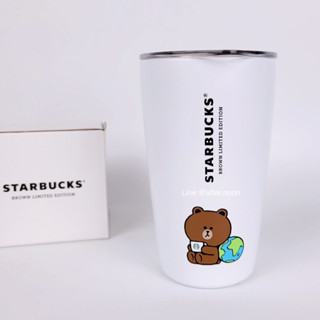 🐻 [พร้อมส่ง] ทัมสแตนเลส ทรงสั้น Line Friends 2022 collection / Starbucks แท้💯‼️