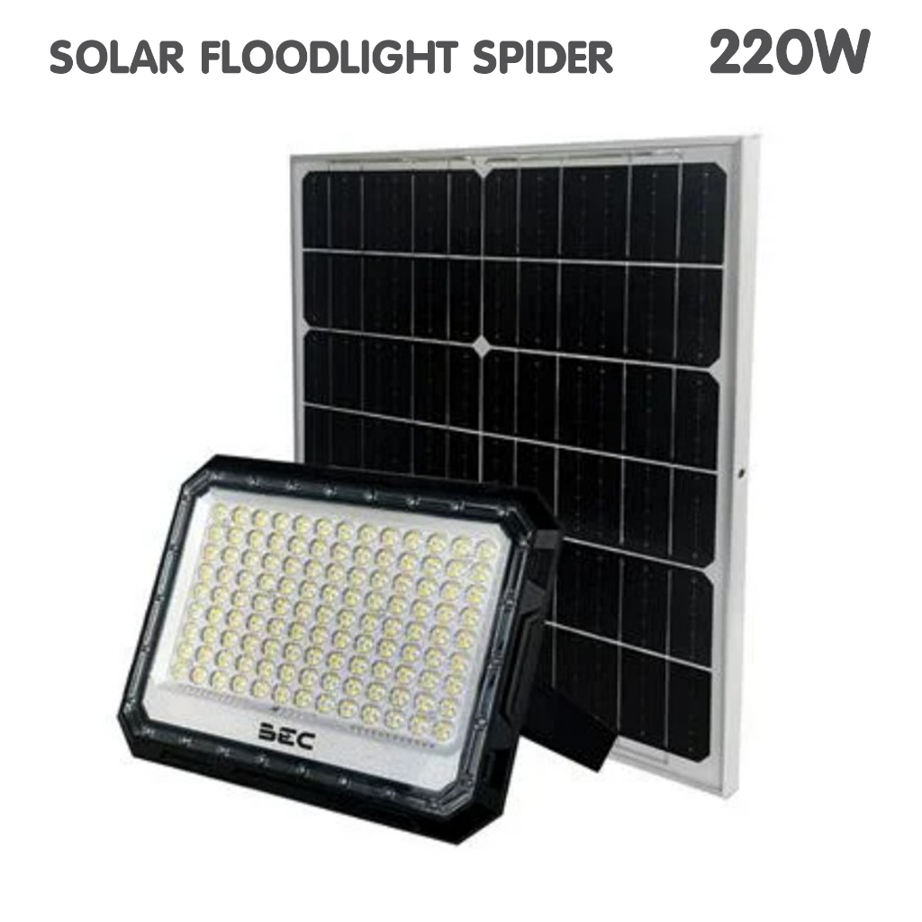 BEC Solar Floodlight LED รุ่น SPIDER 170w 220w 320w Tri-Color (3 แสงใน ...