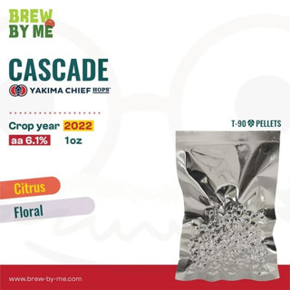 ฮอปส์ Cascade (US) PELLET HOPS (T90) โดย Yakima Chief Hops | ทำเบียร์ Homebrew