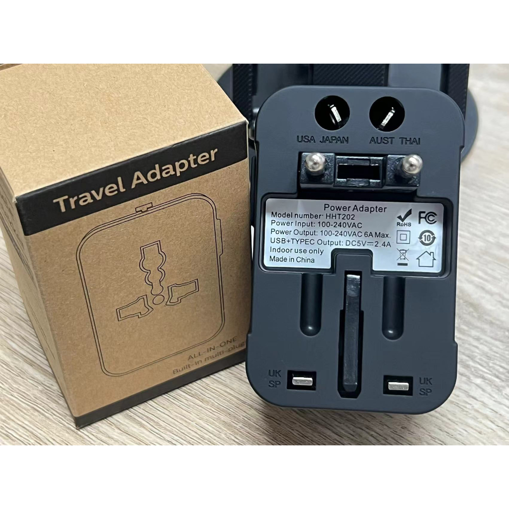 universal-travel-adapter-หัวปลั๊กเอนกประสงค์-1usb-1tc