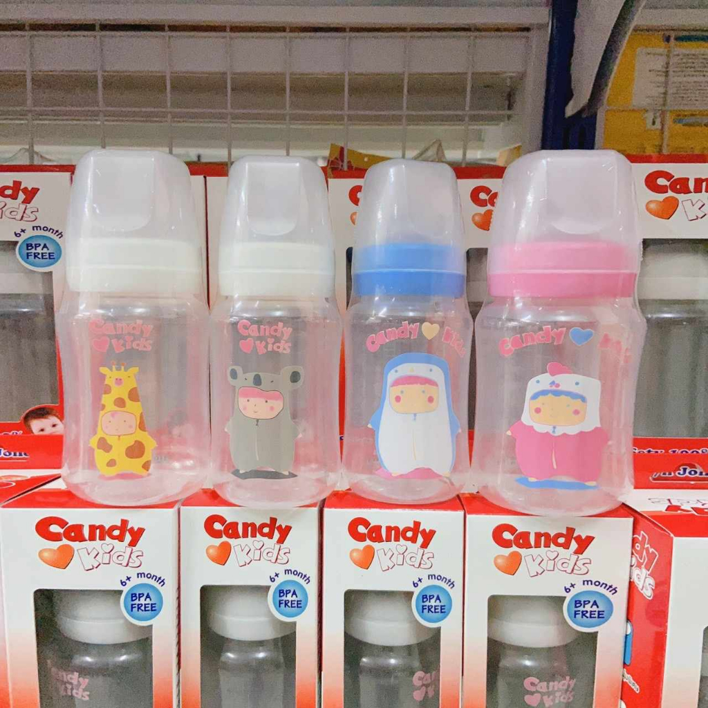 sale-ล้างสต็อค-ขวดนมคอกว้างcandy-kidsแคนดี้คิดส์5oz-9ozจุกนิ่มมาก