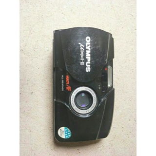 กล้อง olympus mju Ii มือสองญี่ปุ่นใช้งานได้ จอหลังเสื่อม