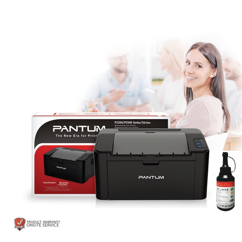 เครื่องปริ้นเตอร์เลเซอร์ขาวดำ-monochrome-laser-pantum-p2500w-รับประกันศูนย์ไทย