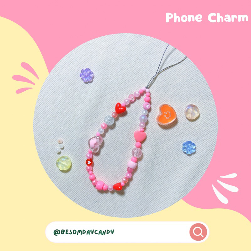 phone-charm-สายห้อยโทรศัพท์-มือถือ-แฮนด์เมด