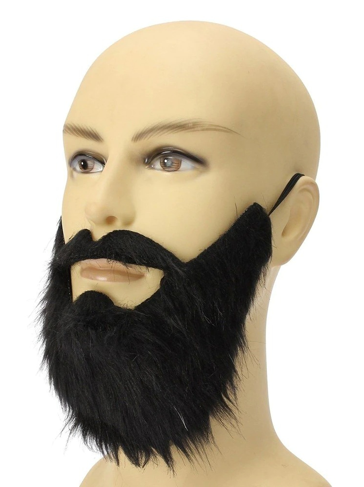 หนวดเคราแฟนซี-เคราปลอม-แบบยาว-สำหรับ-การแสดง-ปาร์ตี้-คอสเพลย์-fancy-fake-long-mustache-beard-for-funny-พร้อมส่งจากไทย