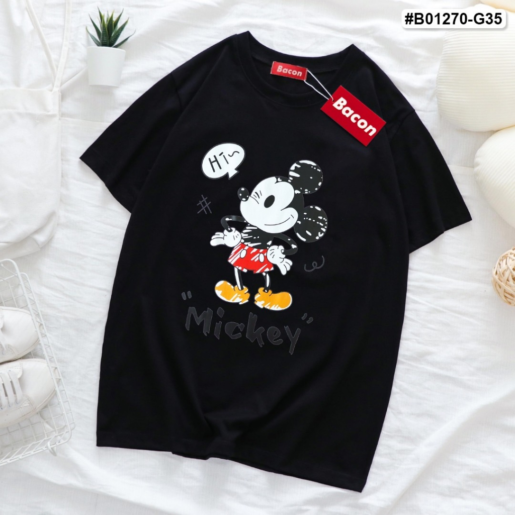 เสื้อยืดฟรีไซส์-ลายมิกกี้-mickey