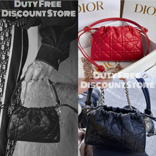 Dior LADY DIOR MILLY mini bag can be crossbody/กระเป๋าถือใบเล็ก LADY DIOR MILLY สามารถสะพายข้าง/
