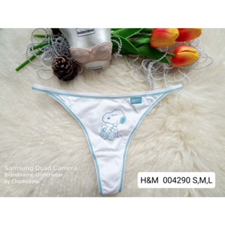 H@M ลงใหม่ โพสโดนลบ🌸Size XS-XLต้นๆ ชุดชั้นใน/กางเกงใน ทรงจีสตริง G-string 004290