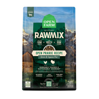 อาหารสุนัข Open Farm สูตร Raw Mix Grain &amp; Legume Free Open Prairie Recipe ขนาด 1.58 kg