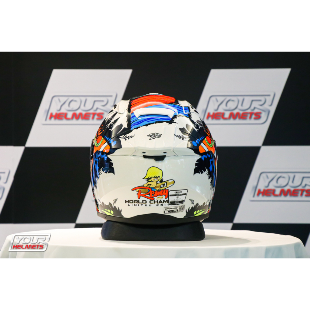 หมวกกันน็อค NHK HELMETS รุ่น GP PRIME REMY GARDNER Moto2 World Champion ...