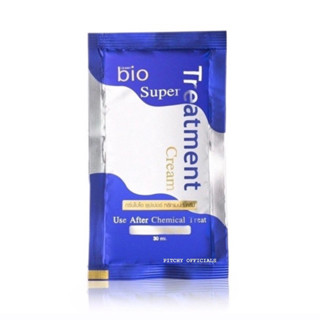 ( 1 ซอง ) กรีนไบโอ ซุปเปอร์ ทรีทเมนต์ บำรุงผม ซองสีน้ำเงิน Green bio super treatment
