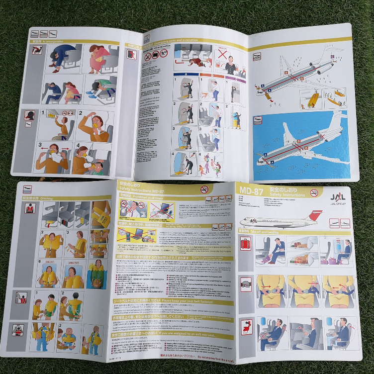 aircraft-safety-card-safety-pamphlet-airline-aviation-safety-cards-airline-safety-cards