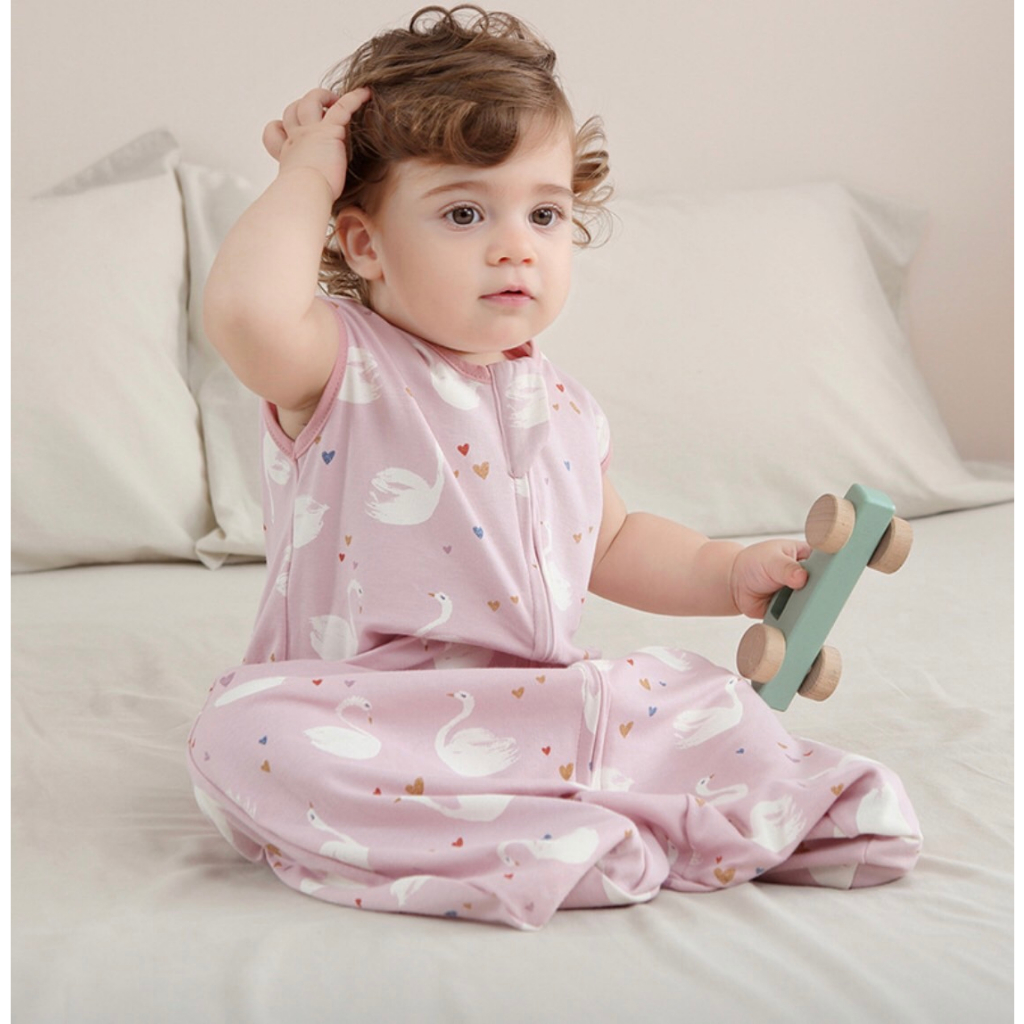 ถุงนอน-ห่อตัวกันสะดุ้ง-แขนกุด-เด็กอายุ-6-12-เดือน-สินค้าพร้อมส่ง