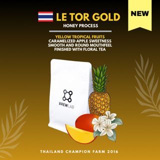 (ลด15% OBNOV100) เมล็ดกาแฟ Le Tor Gold - Thailand Champion Farm 2016
