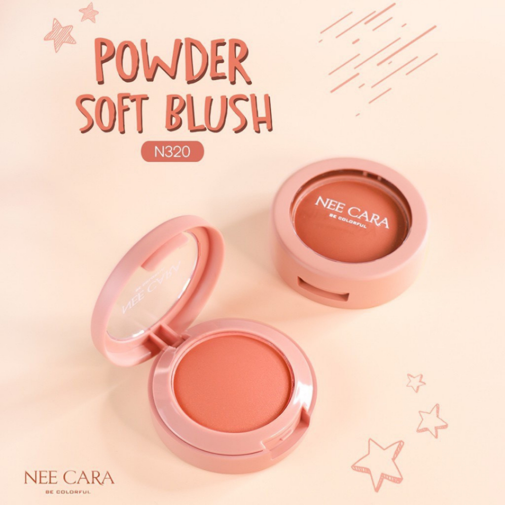 nee-cara-powder-soft-blush-n320-นีคารา-บี-คัลเลอร์ฟูล-พาวเดอร์-ซอฟท์บลัช