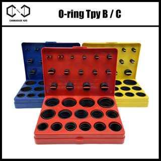 โอริงกล่อง แดง น้ำเงิน เหลือง ยางโอริง O-Ring Assortment Nitrile Rubber Tool Set NBR