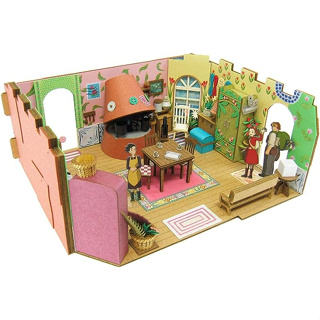 Sankei Miniatuart Kit Studio Ghibli Series Borrower Arrietty Arriettys House 1/48 Scale Paper Craft MK07-13