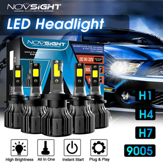 NOVSIGHT Led Car Headlight H4 H11 9005 9007 LED 6000K รถยนต์ ไฟหน้ารถ 1คู่ ไฟหน้ารถยนต์ 3 Years Warranty
