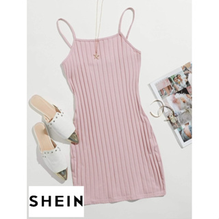 Size M🔴Shein ใหม่ สายเดี่ยวผ้าร่อง