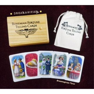 Bohemian Fortune Telling Cards ไพ่ทำนายสไตล์วินเทจเคลือบทองหรูหรา ไพ่แท้ลดราคา ไพ่ยิปซี ไพ่ทาโร่ต์  Tarot Oracle