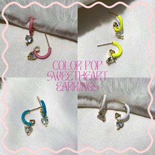 Confetti Sunday Color Pop Sweetheart Earrings