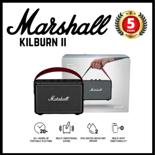 [ของแท้ 100%] ลำโพงไร้สาย Marshall Kilburn II Black & Blass รับประกัน 12 เดือน