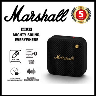 ภาพขนาดย่อของภาพหน้าปกสินค้าNEW​ พร้อมส่งMarshall Willen 10w.สวยคลาสสิกเล็ก​กระทัดรัด​พกพาง่ายฟังได้นานถึง 15 ชม.สินค้า​แท้​ศูนย์​ไทย​ 3ปี จากร้าน sound_of.heaven บน Shopee