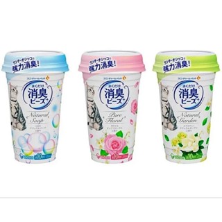เม็ดระงับกลิ่นผสมในทรายแมวจากญี่ปุ่น 450ml