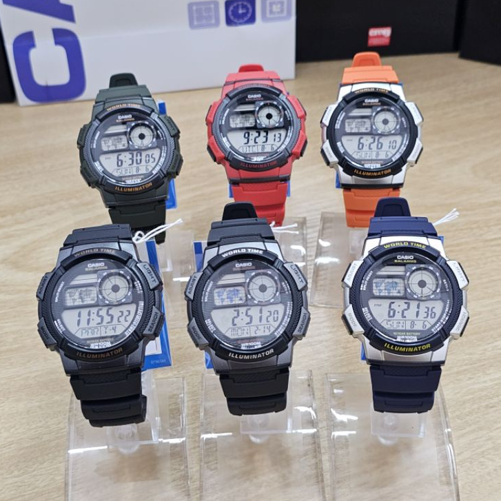 ของแท้-casio-นาฬิกาข้อมือ-รุ่น-ae-1000w-1av-ae-1000w-1bv-ae-1000w-2av-ae-1000w-3av-ae-1000w-4av-ae-1000w-4bv