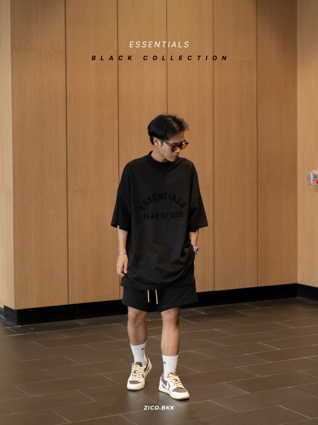 Fear of God Essentials Tee (Black Collections) | Shopee Thailand