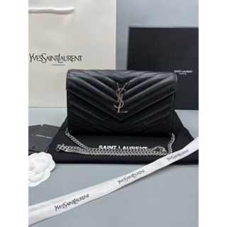 #saintlaurent #woc Grade vip  ด้านในเป็นหนังวัวเเท้  Size 9นิ้ว   อุปกรณ์์ full box set