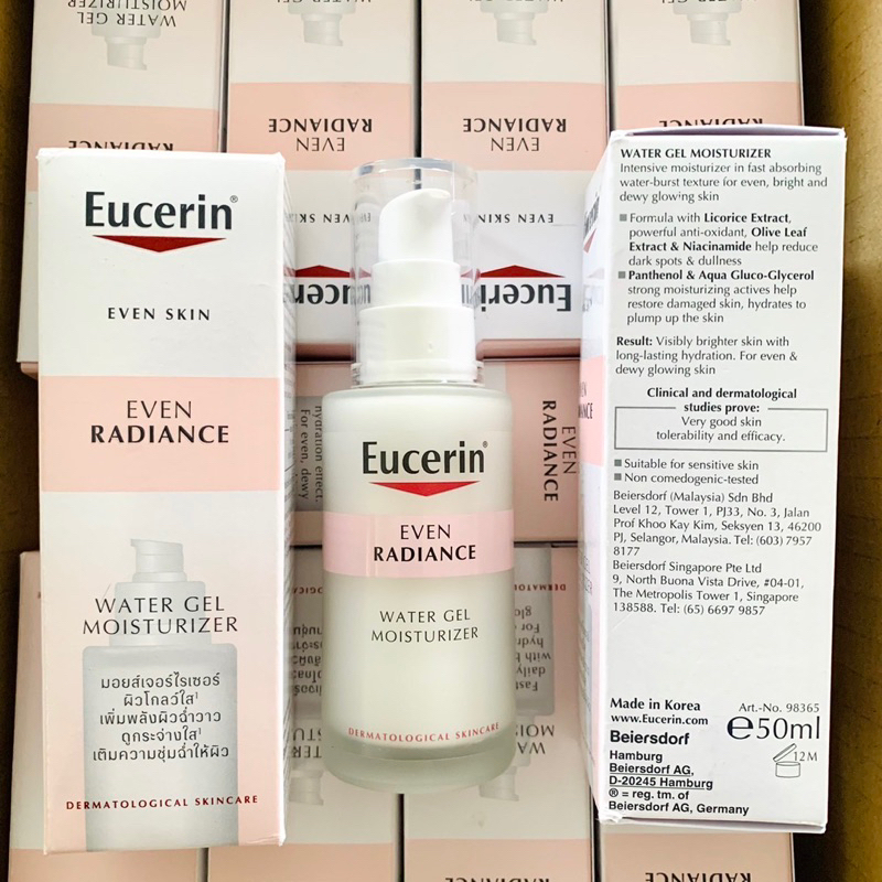 Eucerin EVEN RADIANCE WATER GEL MOISTURIZER 50ml. Shopee Thailand