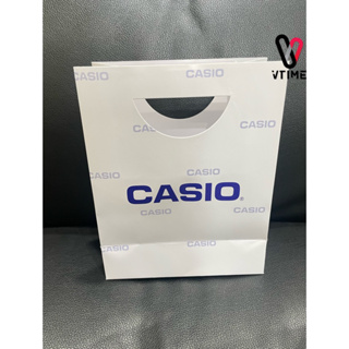 ภาพหน้าปกสินค้าถุง CASIO สีขาวกระดาษอย่างดี ลายCASIO ที่เกี่ยวข้อง