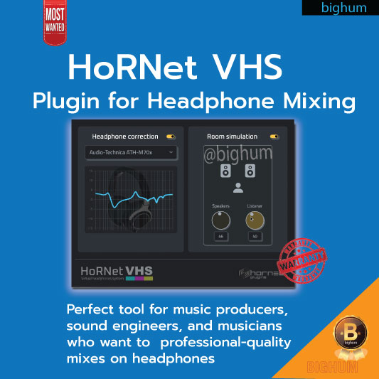 hornet-vhs-vst-software-plugins-windows-mac-เฮดโฟน-มิกซ์-ปลั๊กอิน-mix-ด้วย-headphone