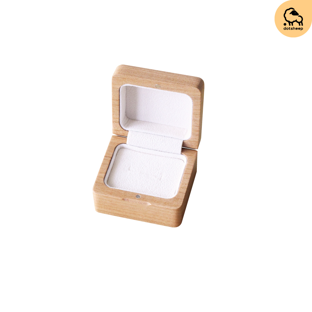 กล่องใส่แหวนแต่งงาน-แบบคู่-แบบเดี่ยว-ไม้วอลนัท-ไม้เชอรี่