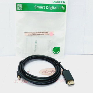 สายแปลง Mini Display Port To Display Port up to 4K/2K 30Hz (สูงสุด) ยาว 2 M (10433) UGREEN (ออกใบกำกับภาษีได้)