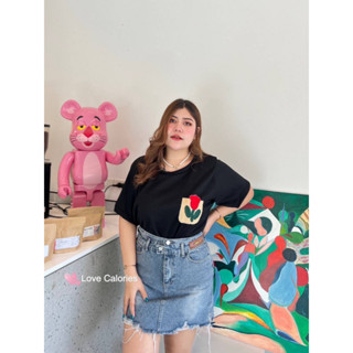 🎈Plussize เสื้อคนอ้วน🎈 Freesize อก 38-52” ยาว 25”