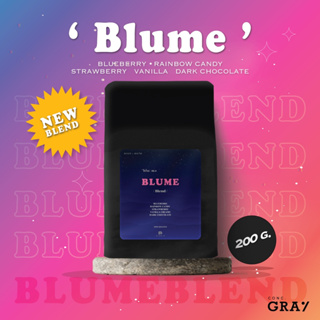 เมล็ดกาแฟคั่ว "Blume" 200g. (omni roasted) by concgray Tastenote Bluebery Candy, Strawberry, Vanilla