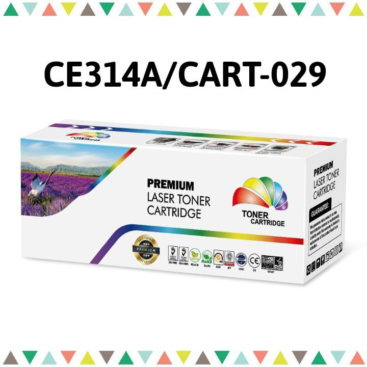 ชุดดรัม หมึกเลเซอร์ โทนเนอร์ ตลับเทียบเท่า HP CE314A / CART-029 (14k ...