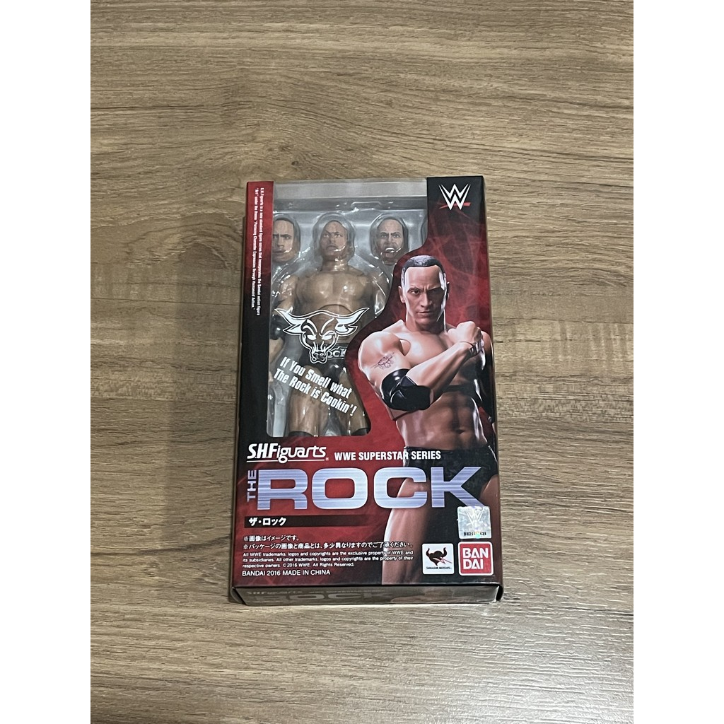 Bandai SHF S.H.Figuarts WWE Superstar Series The Rock | Shopee Thailand