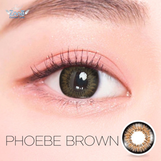 Angel Zone คอนแทคเลนส์ รุ่น 14.5 Phoebe Brown (รองรับสายตาปกติและสายตาสั้น -0.50 ถึง -10.00)