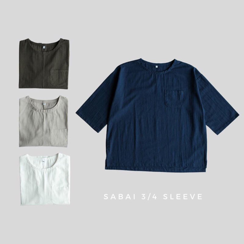 sabai-3-4-sleeve-เสื้อสบาย-แขน-3-ส่วน