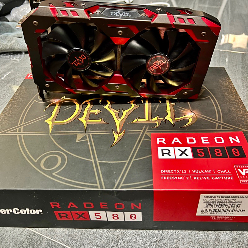 RX 580 8GB powercoler reddevil GOLDEN SAMPLE | Shopee Thailand