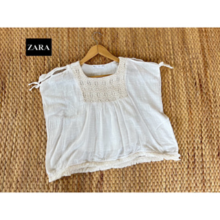 ZARA Kids x cotton size 134 cm คอลใหม่ อก 36 ยาว 22 Code: 1205(8)