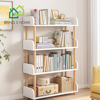 Bring2Home ชั้นวางหนังสือ วางของอเนกประสงค์ สไตล์มินิมอล มีกันตก มีหลายแบบ