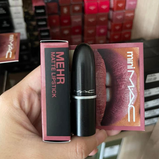 ส่งฟรี MAC Matte Lipstick Mini 1.8g สี Mehr  ลิปสติก SEP02