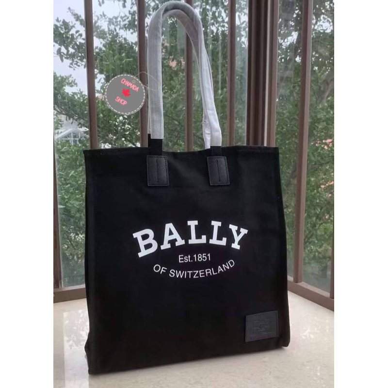 กระเป๋าผ้า-bally-canvas-tote