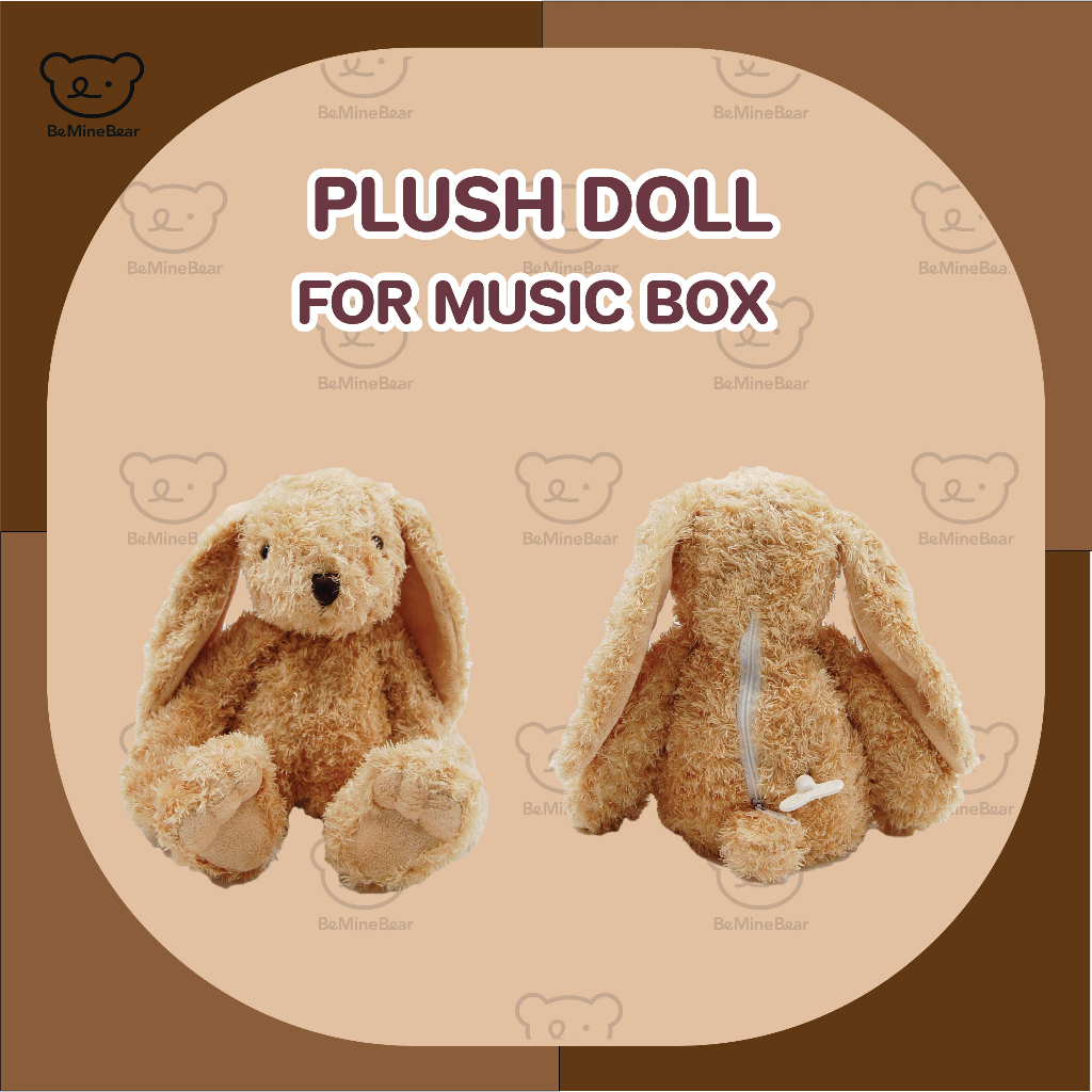 plush-doll-for-music-box-ตุ๊กตากล่องดนตรีกระต่าย