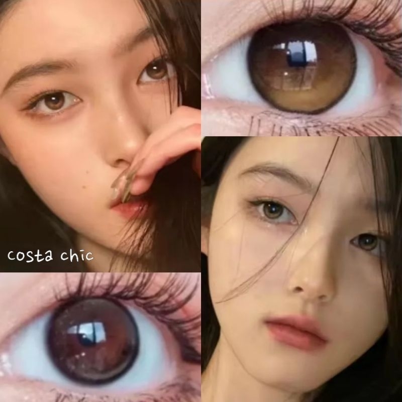 คอนแทคเลนส์-costa-chic-gray-amp-brown-คอสต้าชิก-สีเทา-น้ำตาล-gaezz-secret-สีนัวสีหวานขายดีมาก