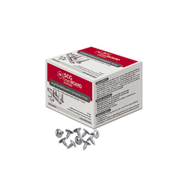 SCG ตะปูเกลียวยึดโครงคร่าว ปลายแหลม 10 มม. 1127733 | Shopee Thailand
